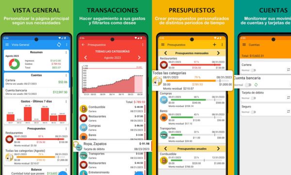Aplicación para controlar las finanzas – Presupuesto Fácil