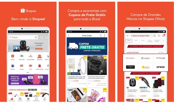 Aplicaciones más descargadas – Shopee